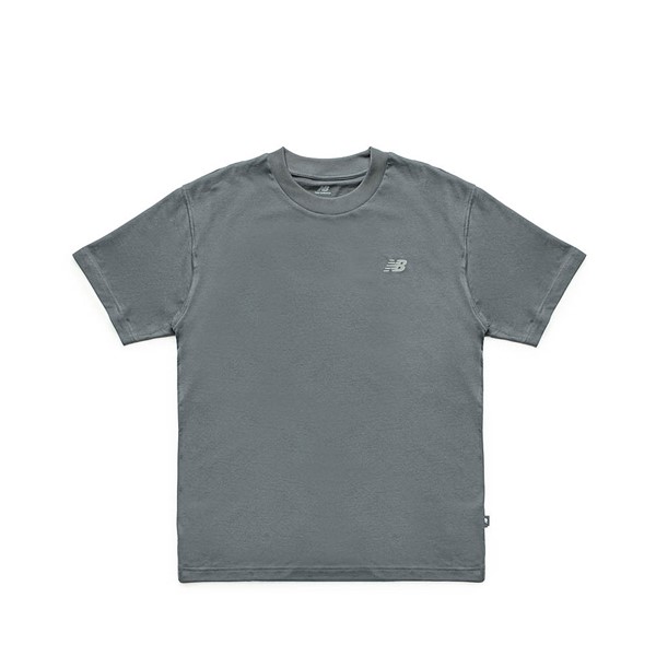 Womens New Balance Small Logo Tee - Dark Grey