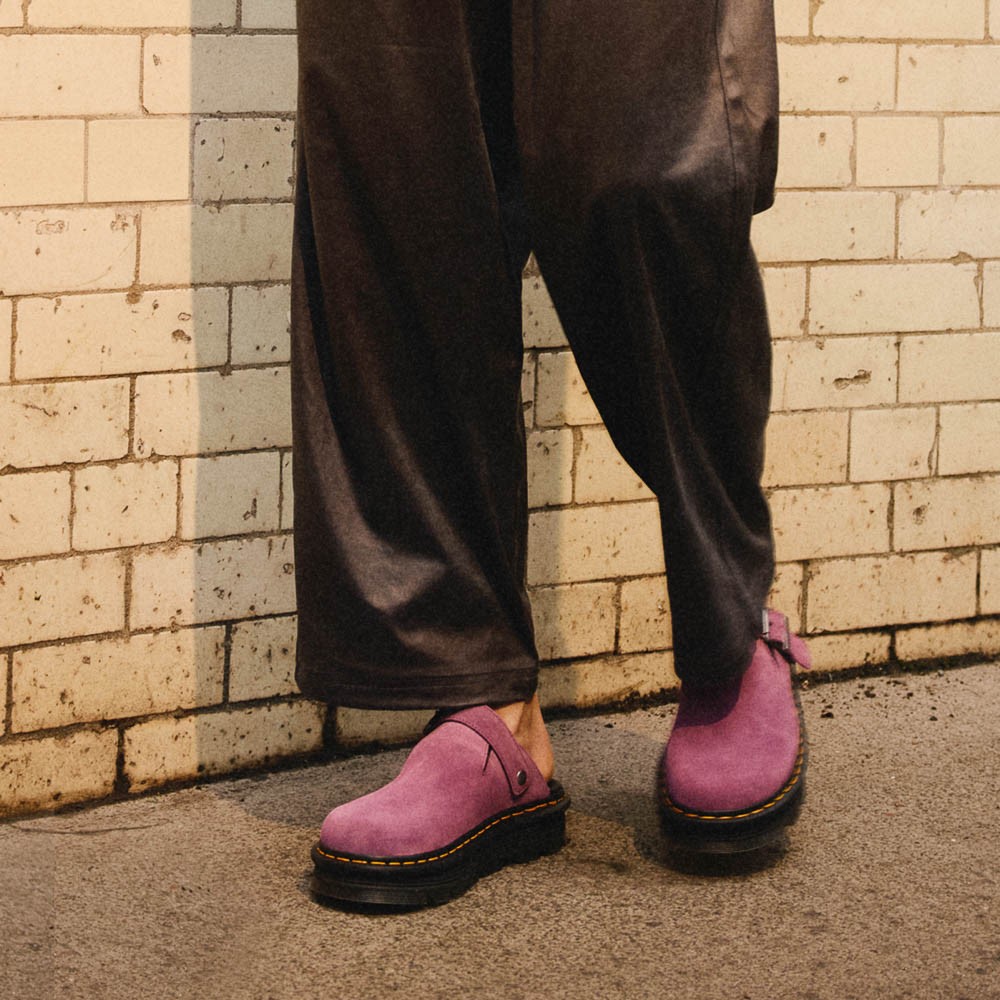 専門ショップ Womens Dr. Muted - Mule Platform Slingback Zebzag Martens 靴