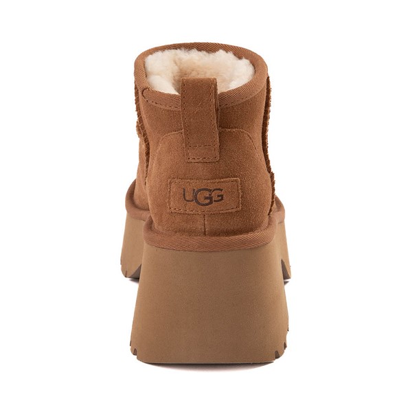 Womens UGG Classic Ultra Mini New Heights Boot Chestnut