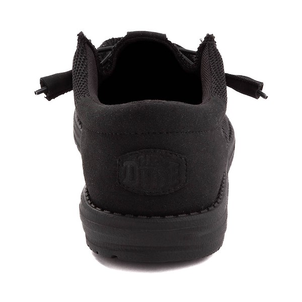 alternate view Mens HEYDUDE Wally Funk Casual Shoe - Black MonochromeALT4