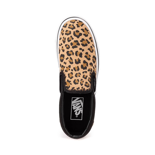 alternate view Vans Slip-On Skate Shoe - Leopard / BlackALT2