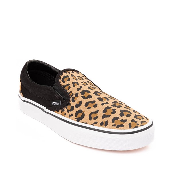 Vans Slip On Skate Shoe Leopard Black