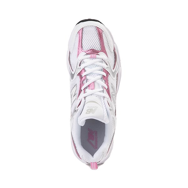 alternate view New Balance 530 Athletic Shoe - White / Pink SugarALT2