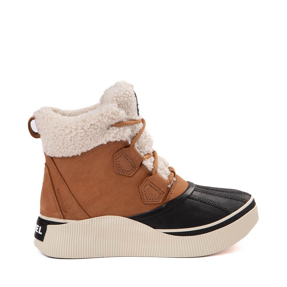 Womens Sorel Out N About&trade; IV Chillz Boot - Taffy / Black