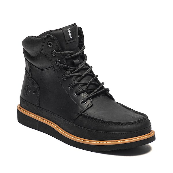 Botte a lacets Timberland Newmarket Mid pour hommes Noire JourneysCanada