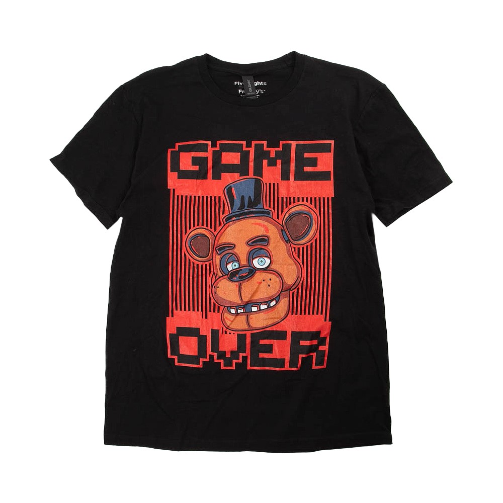 Five Nights At Freddy's Game Over Tee - Black