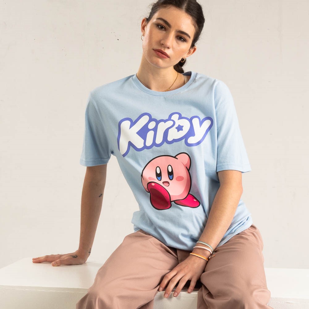 Simply Kirby Tee - Light Blue