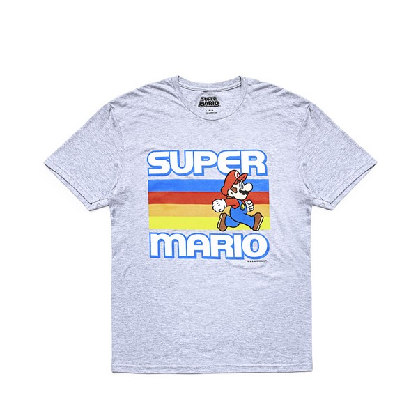 Super Mario Bros. Sprinter Tee - Heather Grey