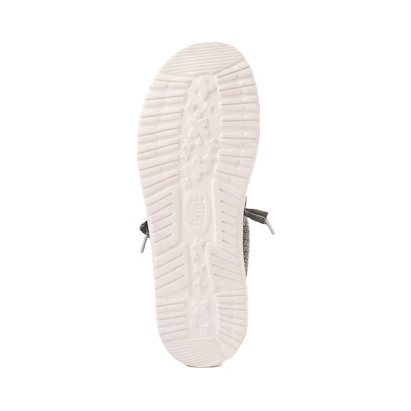 alternate view Mens HEYDUDE Wally Stretch Casual Shoe - GreyALT3