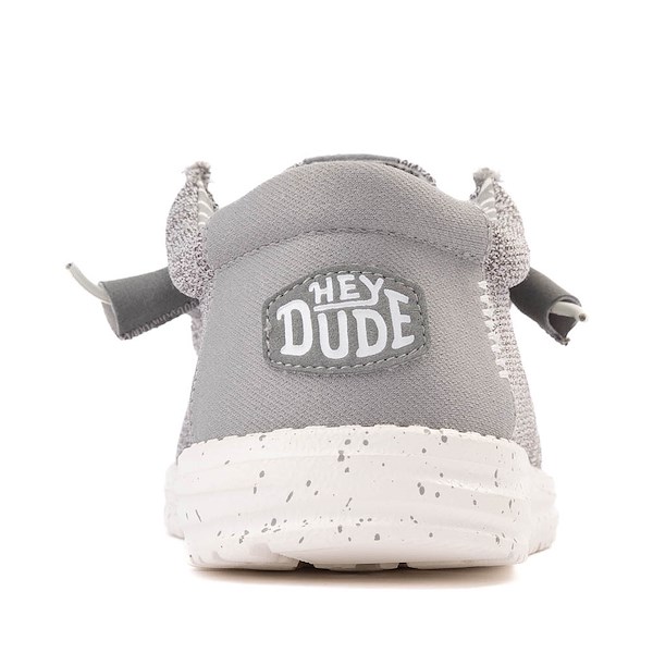 Mens HEYDUDE Wally Stretch Casual Shoe - Grey