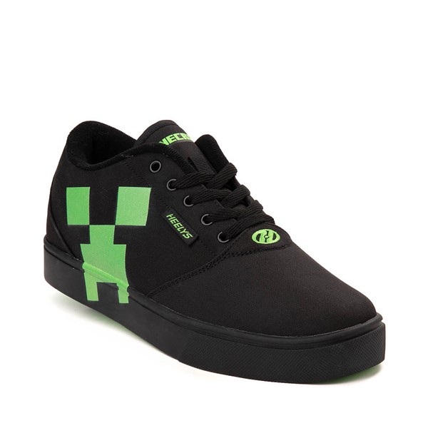 alternate view Mens Heelys x Minecraft Pro 20 Creeper Skate Shoe - BlackALT5