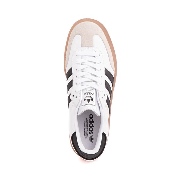 alternate view Womens adidas Sambae Athletic Shoe - White / Core Black / Gold MetallicALT2