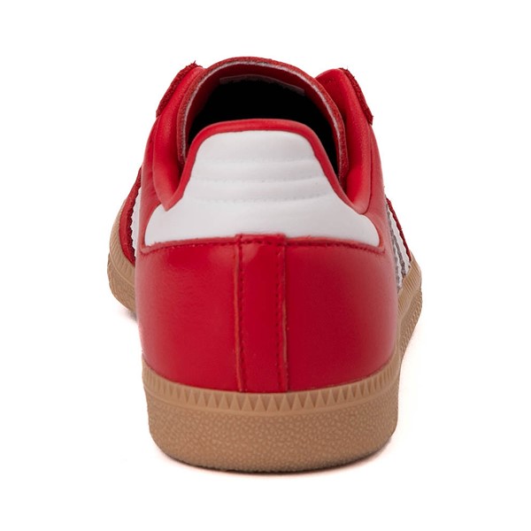 alternate view Womens adidas Samba OG Athletic Shoe - Better Scarlet / White / Gold MetallicALT4