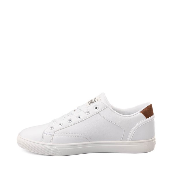 alternate view Mens Levi's 501® Jeffrey Casual Shoe - White / TanALT1