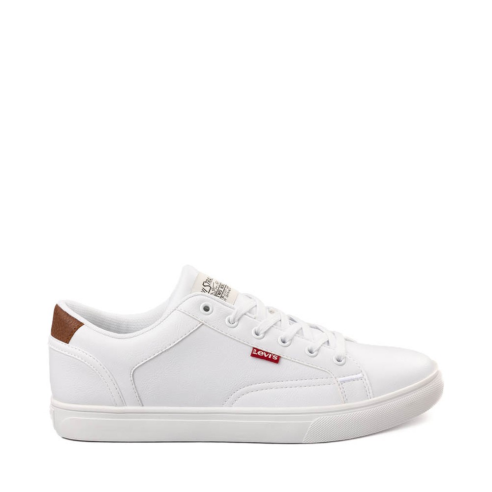 Mens Levi's 501&reg; Jeffrey Casual Shoe - White / Tan