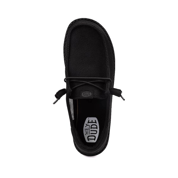 Womens HEYDUDE Wendy Funk Slip-On Casual Shoe - Black Monochrome