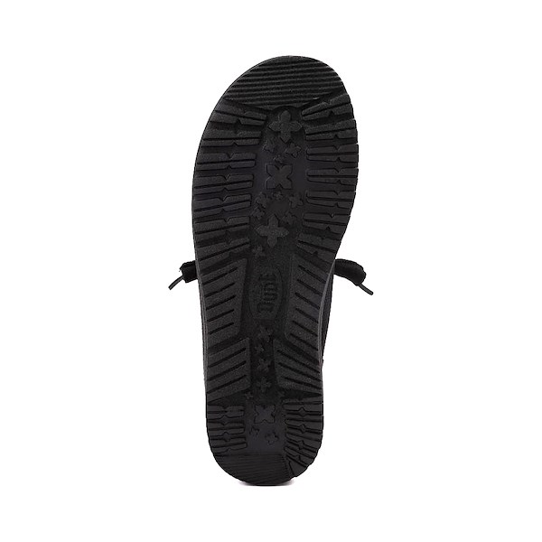 Womens HEYDUDE Wendy Funk Slip-On Casual Shoe - Black Monochrome
