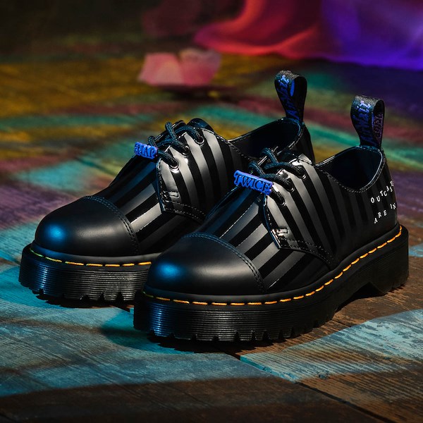 alternate view Dr. Martens x Wednesday 1461 Bex Casual Shoe - BlackHERO