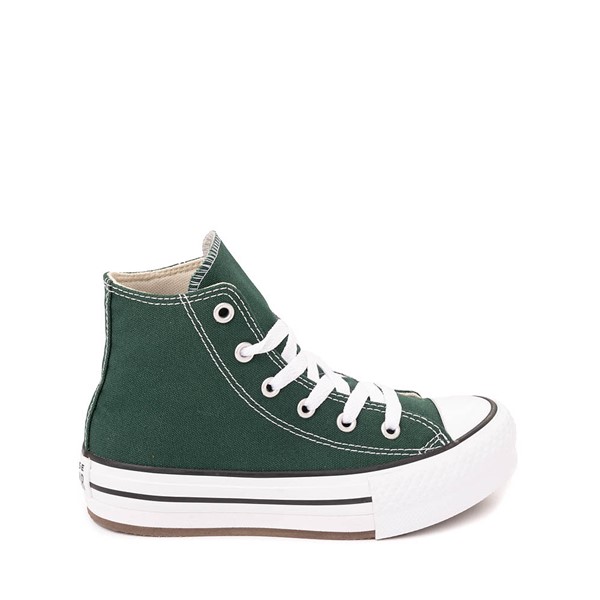 Basket Converse Chuck Taylor All Star Hi Lift Enfants Vert fonce