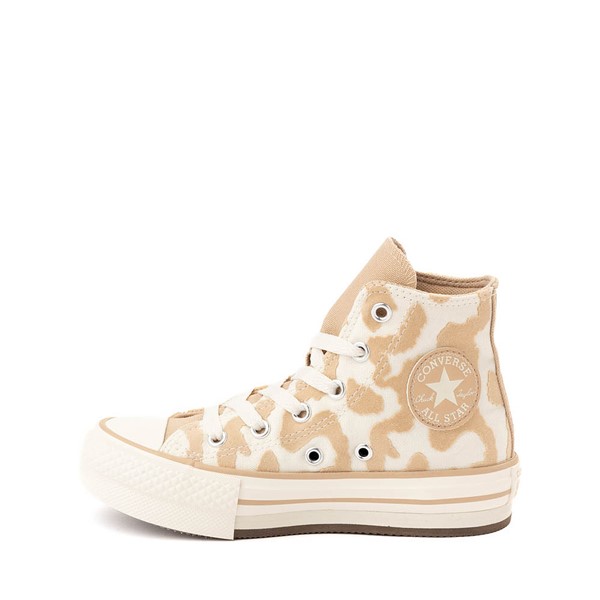 alternate view Basket montante Converse Chuck Taylor All Star Lift Lavish Leopard - Enfants - Blanc cassé / BeigeALT1