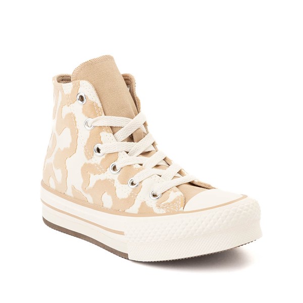 alternate view Basket montante Converse Chuck Taylor All Star Lift Lavish Leopard - Enfants - Blanc cassé / BeigeALT5