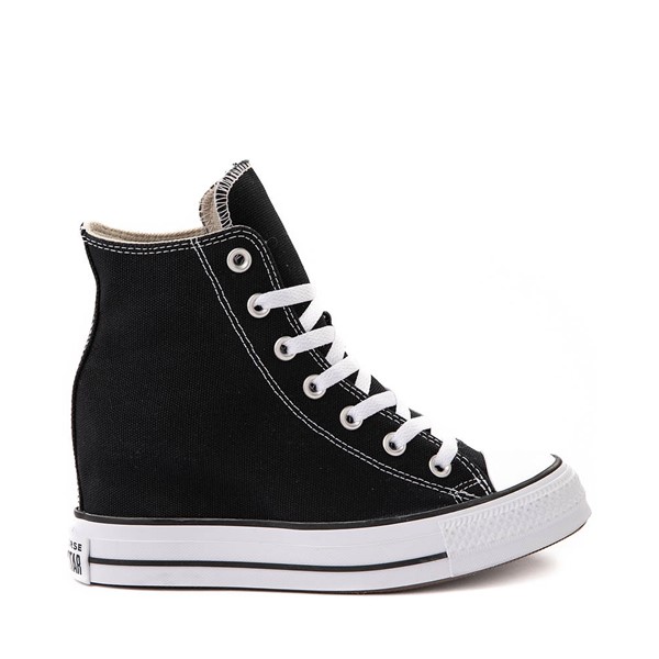 Black platform high top converse hotsell