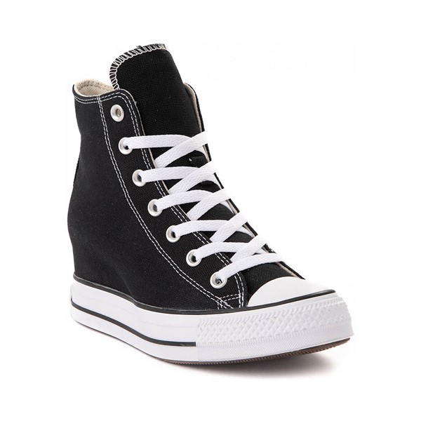 alternate view Converse Chuck Taylor All Star Classic Wedge Platform Sneaker - Black / WhiteALT5