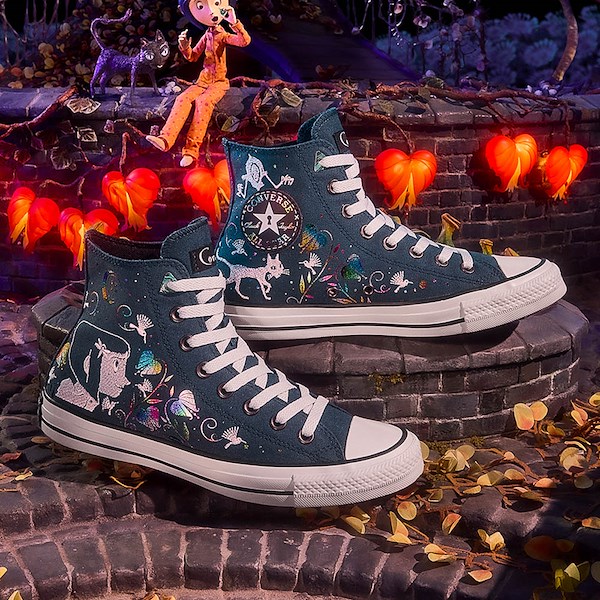 alternate view Converse x Coraline Chuck Taylor All Star High-Top Sneaker - Fresh BlueberryHERO