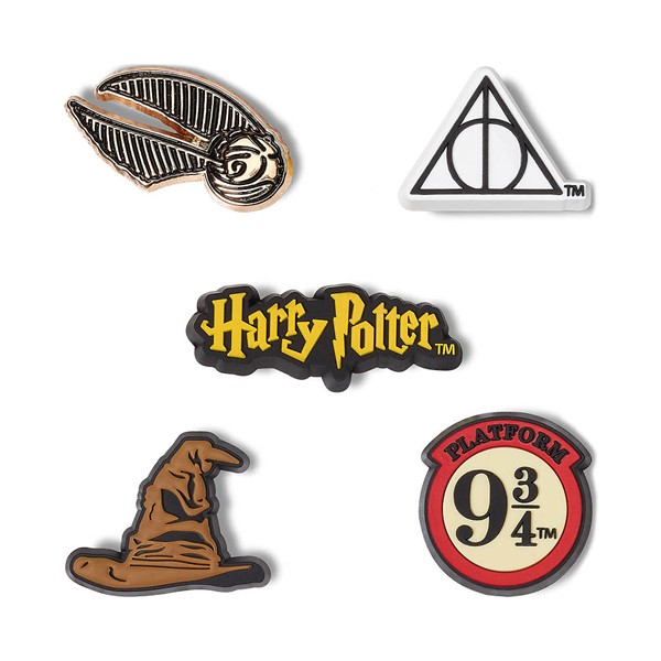 Harry Potter x Crocs Jibbitz&trade Symbol Shoe Charms 5 Pack - Multicolor