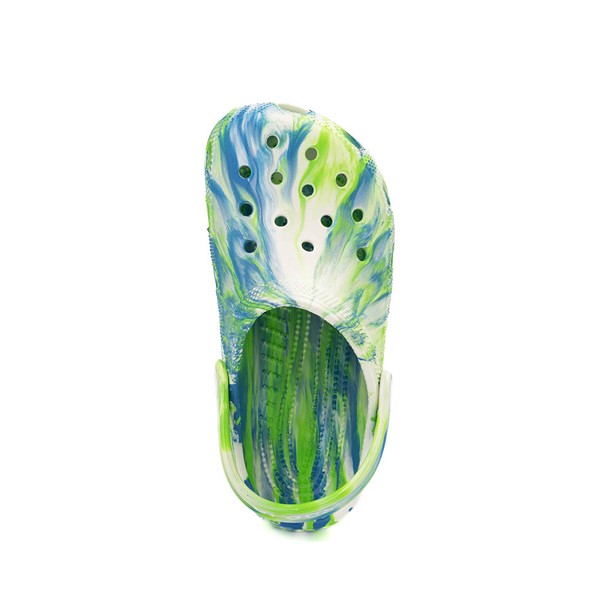 alternate view Sabot classique Crocs marbré phosphorescent - Enfants / Junior - Bleu / MulticoloreALT2