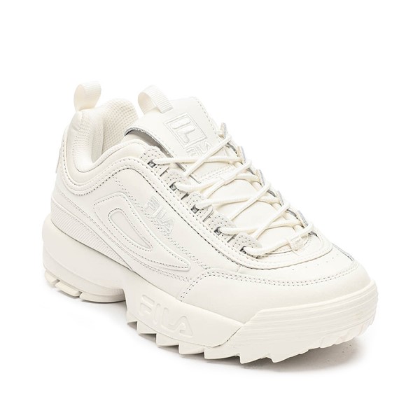 alternate view Womens Fila Disruptor 2 Premium Athletic Shoe - Gardenia MonochromeALT5