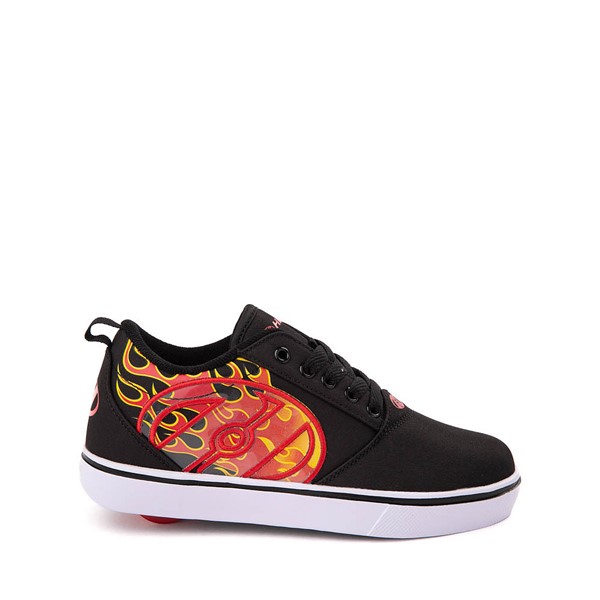 Heelys Pro 20 LG Skate Shoe - Little Kid / Big Black Red Flames