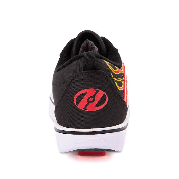 alternate view Heelys Pro 20 LG Skate Shoe - Little Kid / Big Kid - Black / Red / FlamesALT4