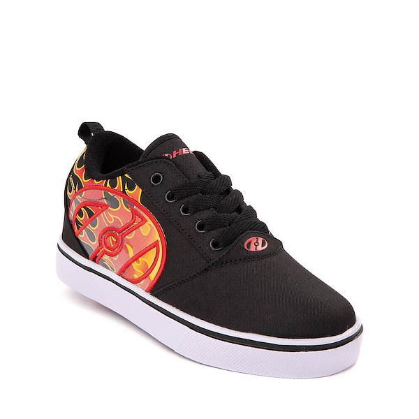 alternate view Heelys Pro 20 LG Skate Shoe - Little Kid / Big Kid - Black / Red / FlamesALT5