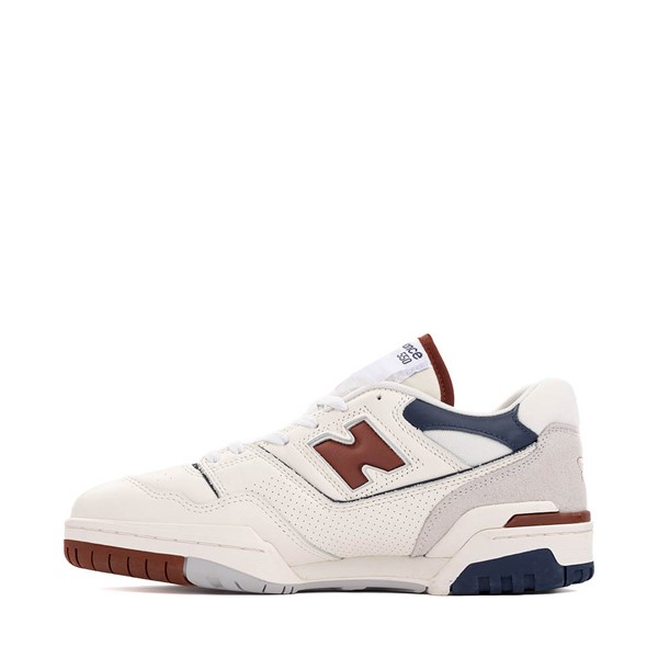 alternate view New Balance 550 Athletic Shoe - White / Navy / RustALT1