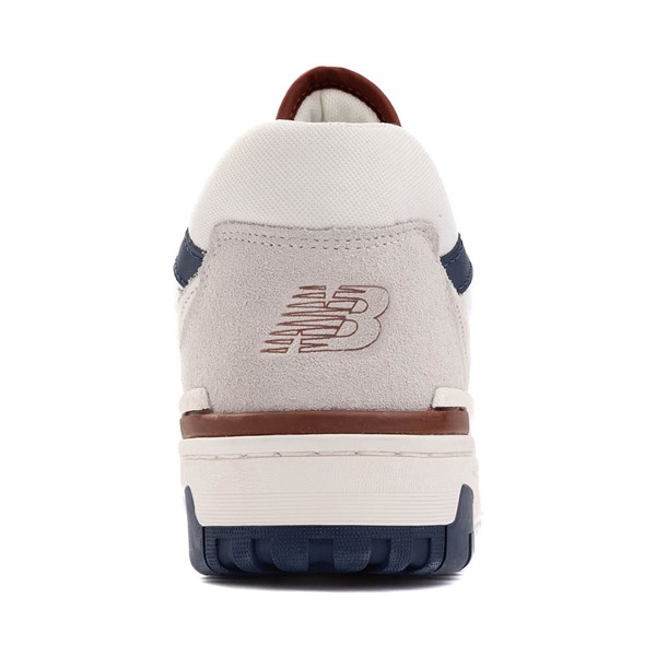 alternate view New Balance 550 Athletic Shoe - White / Navy / RustALT4