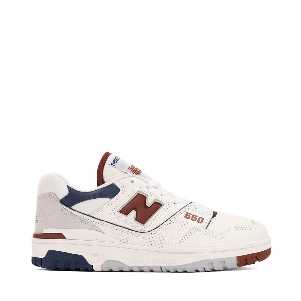 New Balance 550 Athletic Shoe - White / Navy / Rust