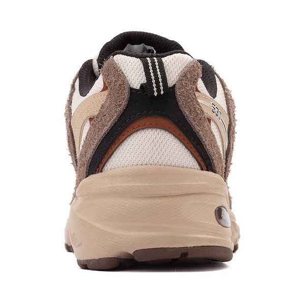 alternate view New Balance 530 Athletic Shoe - Dark Mushroom / Incense / LinenALT4