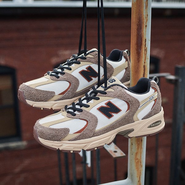 alternate view New Balance 530 Athletic Shoe - Dark Mushroom / Incense / LinenHERO