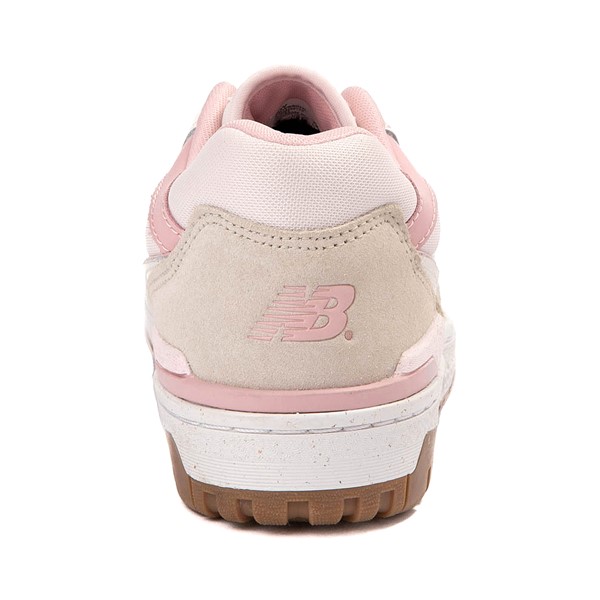 alternate view Womens New Balance 550 Athletic Shoe - Sea Salt / Pink Granite / Orb PinkALT4