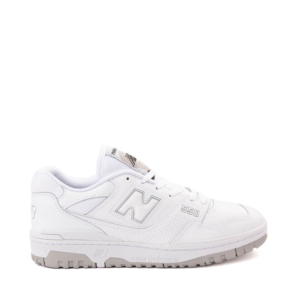 New Balance 550 Athletic Shoe - White / White