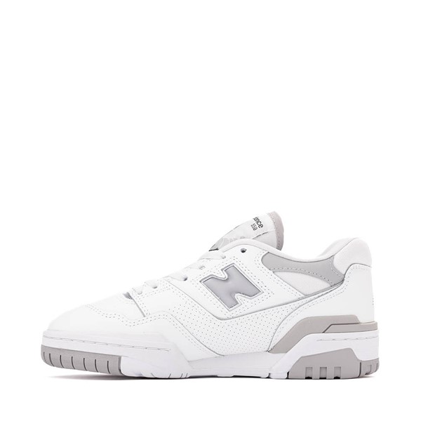 alternate view Womens New Balance 550 Athletic Shoe - White / GreyALT1