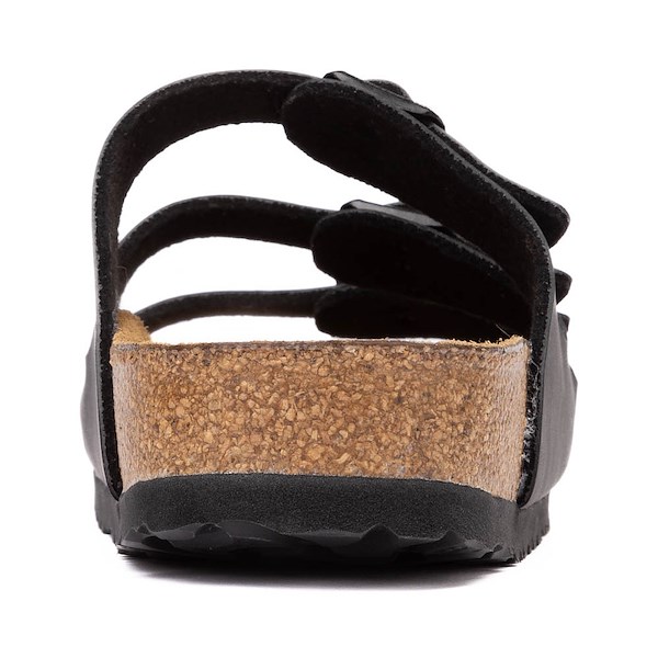 alternate view Womens Birkenstock Florida Soft Footbed Slide Sandal - BlackALT4