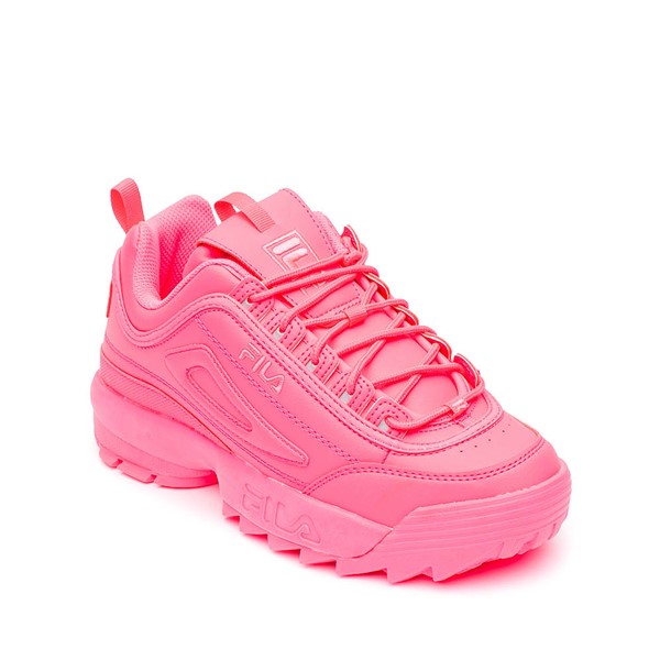 alternate view Fila Disruptor 2 Athletic Shoe - Big Kid - Knockout Pink MonochromeALT3