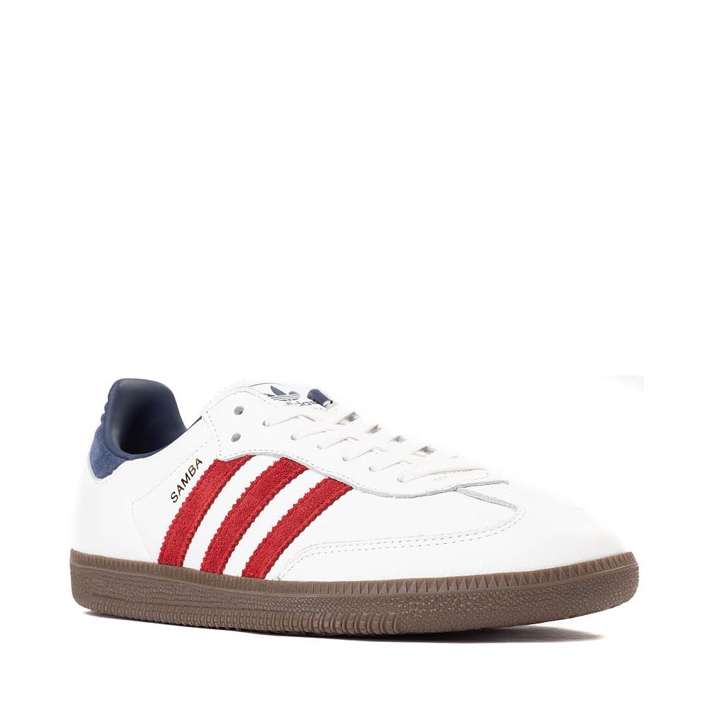 adidas with red and blue stripes