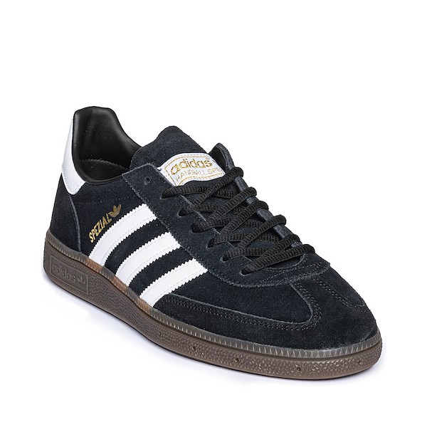 Chaussure athletique adidas Handball Spezial pour hommes Noire Blanche Gomme