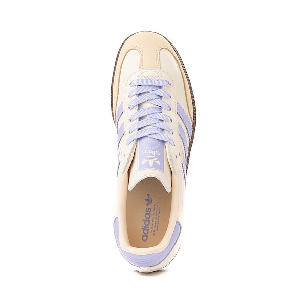 alternate view Womens adidas Samba OG Athletic Shoe - Cream White / Violet Tone / Sand StrataALT2