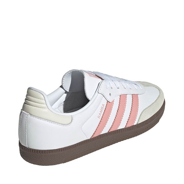 alternate view Womens adidas Samba OG Athletic Shoe - White / MauveALT4
