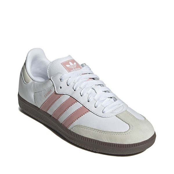 alternate view Womens adidas Samba OG Athletic Shoe - White / MauveALT5