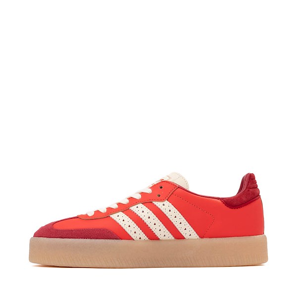 alternate view Womens adidas Sambae Athletic Shoe - Red / CreamALT1